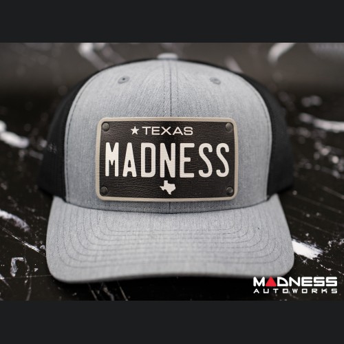 Cap - Trucker Style - w/ Texas Black Plate + MADNESS 