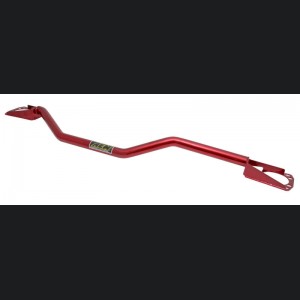 Mini Cooper S Strut Bar - AEM Induction - Charcoal Gray Powder Coat - Red - `07-`13