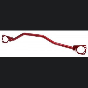 Mini Cooper S Strut Bar - AEM Induction - Charcoal Gray Powder Coat - Red - `07-`13