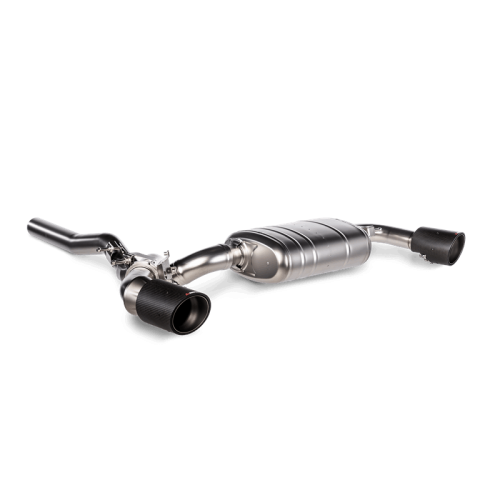 Mini Clubman All4 Performance Exhaust - Akrapovic - Slip-On Line - Titanium w/Carbon Tips - 2020