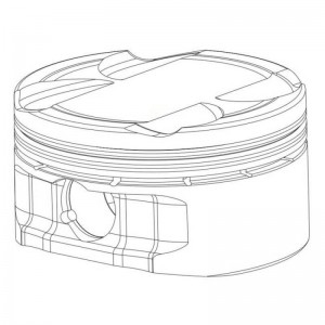 Mini Cooper S Piston - CP Pistons - Forged - Single - `02-`06