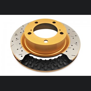 Mini Cooper R56 Brake Rotor (1) - Front - DBA - Street Slot&Drill - Gold - `06-`13