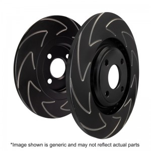 Mini Cooper Convertible (R57) Brake Rotors (2) - Rear - EBC - BSD Series Sport Rotor w/Ultra Quiet V Slot Configuration - `09-`16