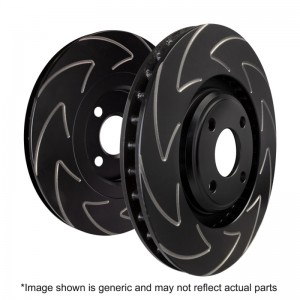 Mini Clubman (F54) Brake Rotors (2) - Rear - EBC - BSD Series Sport Rotor w/Ultra Quiet V Slot Configuration - `16-`19