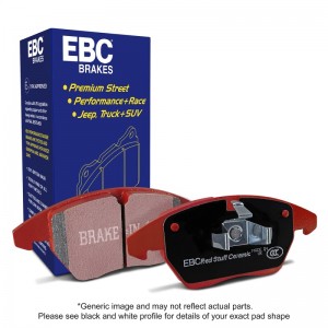 Mini Cooper John Cooper Works Brake Pads - Front - EBC - Redstuff Ceramic Low Dust - 2015