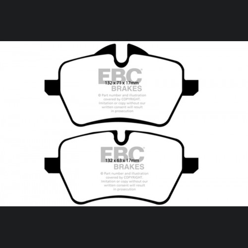 Mini Cooper S Hardtop (R56) Brake Pads - Front - EBC - Bluestuff - `07-`14