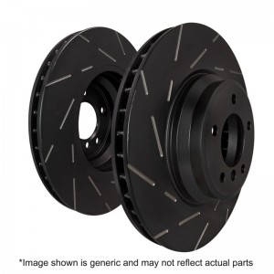 Mini Cooper Clubman Brake Rotors (2) - Front - EBC - USR Series Sport Slotted - 2016