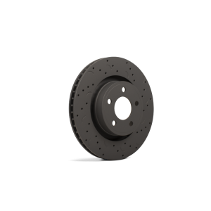 Mini Cooper Base Conv. Brake Rotors (2) - Front - Hawk Performance - Talon Cross Drilled And Slotted Rotors - 2007