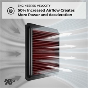 Mini Cooper S R56 Performance Air Intake - K&N Engineering - High-Flow Drop-In - `07-`15