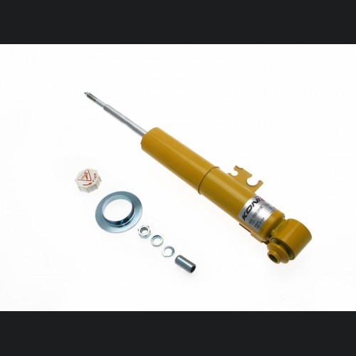 Mini Clubman Hatchback R55 Shocks - Left Rear - KONI - KONI Sport 8241 Series, externally rebound adjustable twin-tube low pressure gas charged - Yellow - `07-`14