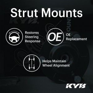 Mini Cooper Strut Mount - Front - KYB - With Internal Bearing - `07-`12