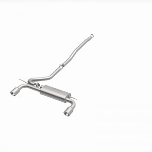 Mini Countryman Performance Exhaust - Rear - Magnaflow - Touring Series Cat Back, Dual Split Rear Exit - Stainless - `11-`16