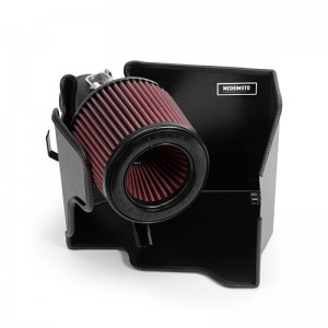 Mini Cooper S Performance Air Intake - Mishimoto - Wrinkle Black - Black - `14-`18