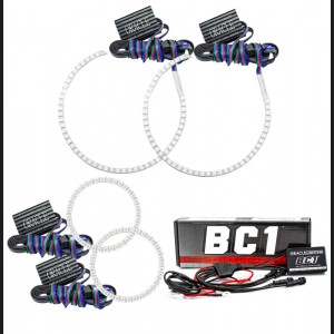 Mini Cooper Countryman Headlight Halo Kit - ORACLE Lighting - BC1 Controller - ColorSHIFT - `11-`15