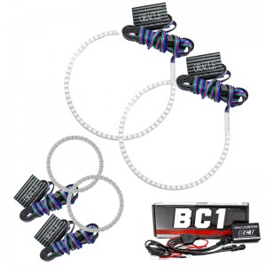 Mini Cooper Headlight Halo Kit - ORACLE Lighting - BC1 Controller - ColorSHIFT - `05-`08
