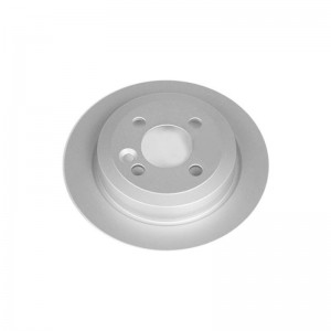 Mini Cooper Brake Rotor(1) - Rear - PowerStop - Evolution High Carbon Geomet Coated - Silver - `07-`16