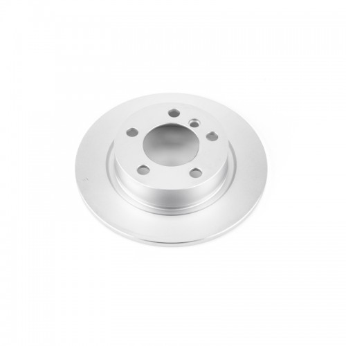 Mini Cooper Countryman Brake Rotor(1) - Rear - PowerStop - Evolution High Carbon Geomet Coated - Silver - `11-`16