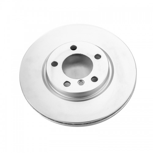 Mini Cooper Countryman Brake Rotor - Front - PowerStop - High Carbon Geomet Coated - Silver - `11-`16