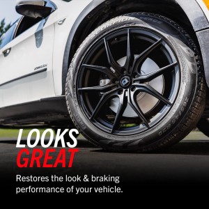 Mini Cooper Brake Rotor(1) - Front - PowerStop - Evolution High Carbon Geomet Coated - Silver - `14-`19