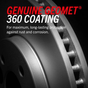 Mini Cooper Brake Rotor (1) - Rear - PowerStop - Evolution High Carbon Geomet Coated - Silver - `14-`19