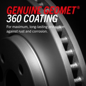Mini Cooper Brake Rotor(1) - Front - PowerStop - Evolution High Carbon Geomet Coated - Silver - `08-`09
