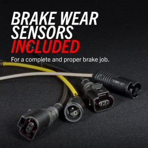 Mini Cooper Brake Kit - Front - PowerStop - Genuine GEOMET Coated Rotors + ECE-R90 Certified Pads - `02-`06