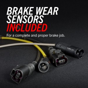 Mini Cooper Brake Kit - Front - PowerStop - Genuine GEOMET Coated Rotors + ECE-R90 Certified Pads - `02-`06