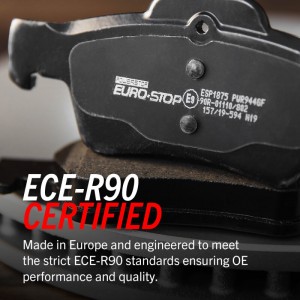 Mini Cooper Brake Kit - Front - PowerStop - Genuine GEOMET Coated Rotors + ECE-R90 Certified Pads - `02-`06