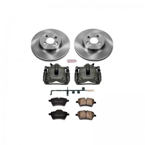 Mini Cooper Brake Kit - Front - PowerStop - Autospecialty Rotors + Evolution Ceramic Pads - `07-`10