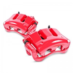 Mini Cooper Brake Calipers - Front - PowerStop - Floating Caliper with Bracket - Red - `07-`16