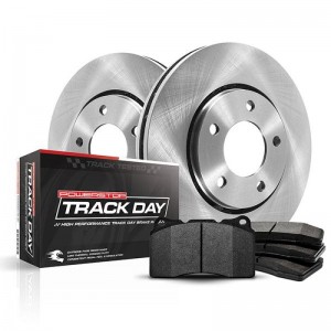 Mini Cooper Brake Kit - Rear - PowerStop - Autospecialty Rotors + Track Day Pads - 2013