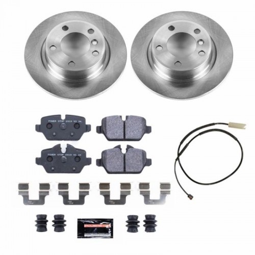 Mini Cooper Countryman Brake Kit - Rear - PowerStop - Track Day Spec High-Performance Pads + Autospecialty Rotors - `11-`16