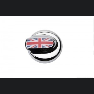 Mini Cooper Countryman Fuel Tank Door Cover - Putco - Union Jack - Chrome - `11-`13