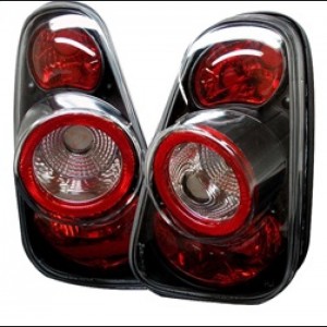 Mini Cooper Tail Lights - SPYDER - Euro Style - Black - `02-`06