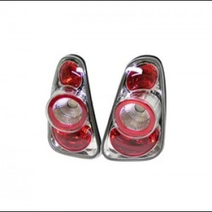 Mini Cooper Tail Lights - SPYDER - Euro Style - Chrome - `02-`06