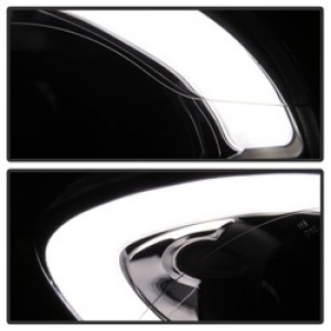 Mini Cooper Countryman Headlight Set - SPYDER - LBDRL Projector - Black - `11-`15