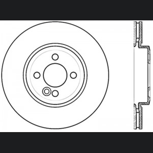 Mini Cooper Brake Rotor(s) (1) - Front Right - Stoptech - Slotted Cryo - `09-`16
