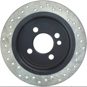 Mini Cooper Brake Rotor(s) (1) - Stoptech - Drilled Sport - Black - `07-`16