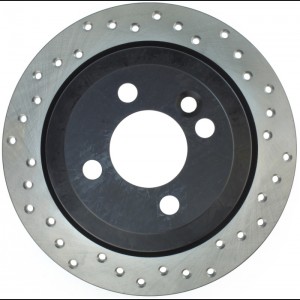 Mini Cooper Brake Rotor(s) (1) - Stoptech - Drilled Sport - Black - `07-`16