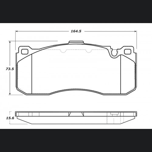 Mini Cooper Brake Pads - Front - Stoptech - ST Street - `12-`14