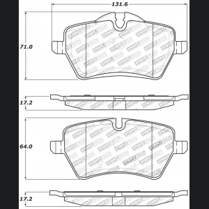 Mini Cooper Brake Pads - Front - Stoptech - Sport - `06-`16