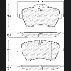 Mini Cooper Brake Pads - Front - Stoptech - Sport - `06-`16
