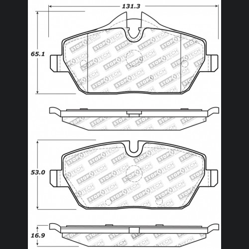 Mini Cooper Brake Pads - Stoptech - Sport - `07-`16