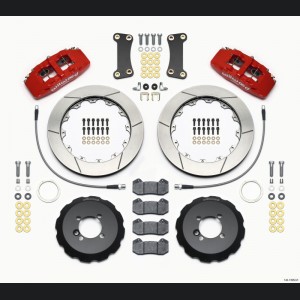 Mini Cooper Brake Kit - Front - Wilwood - DynaPro 6 Front Hat Kit 12.88in - Red - 2002