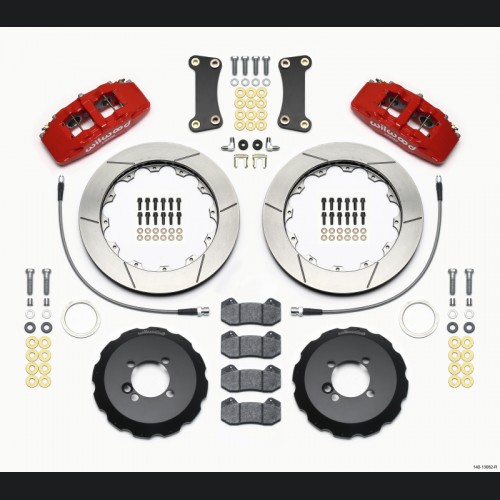 Mini Cooper Brake Kit - Front - Wilwood - DynaPro 6 Front Hat Kit 12.88in - Red - 2002