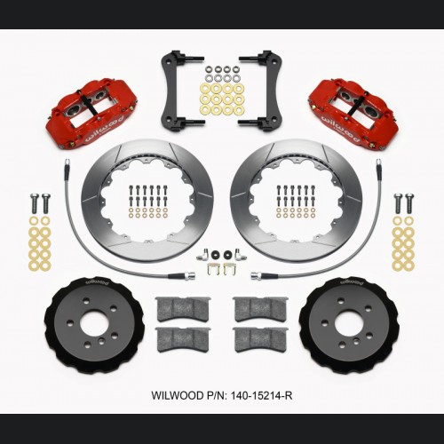 Mini Cooper Brake Kit - Front - Wilwood - Narrow Superlite 6R - Red - `14-`15