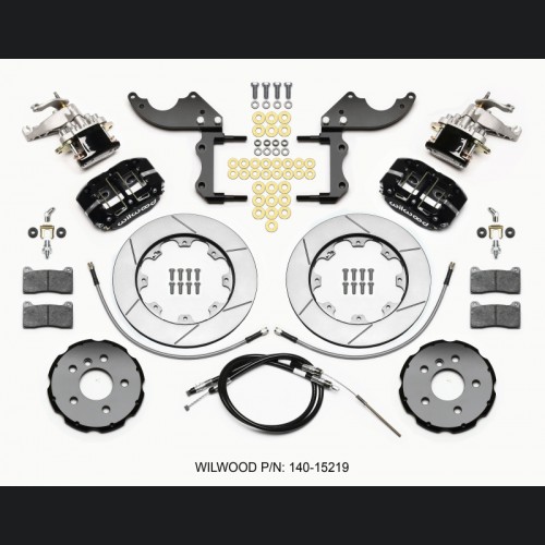 Mini Cooper Brake Kit - Rear - Wilwood - Dynapro Radial4 / MC4 12.19 Rotors + BP-10 Pads - `14-`15