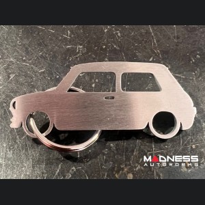 Classic Mini Keychain - silhouette design