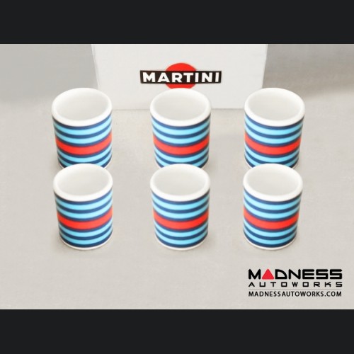 MARTINI Racing Cup Set (6) - MARTINI Racing Stripes
