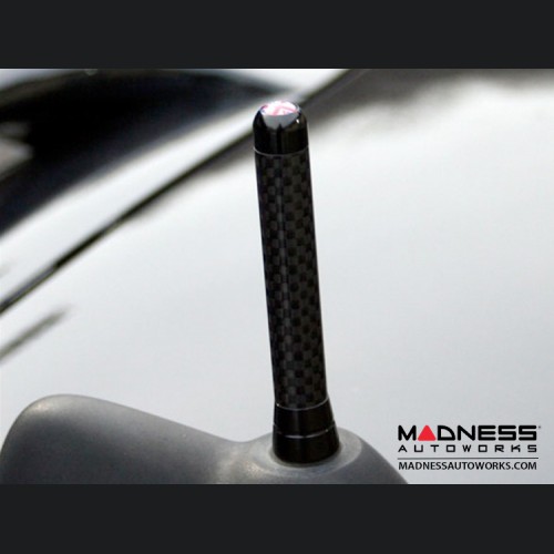 MINI Cooper Micro Antenna - Carbon Fiber (Union Jack Logo)